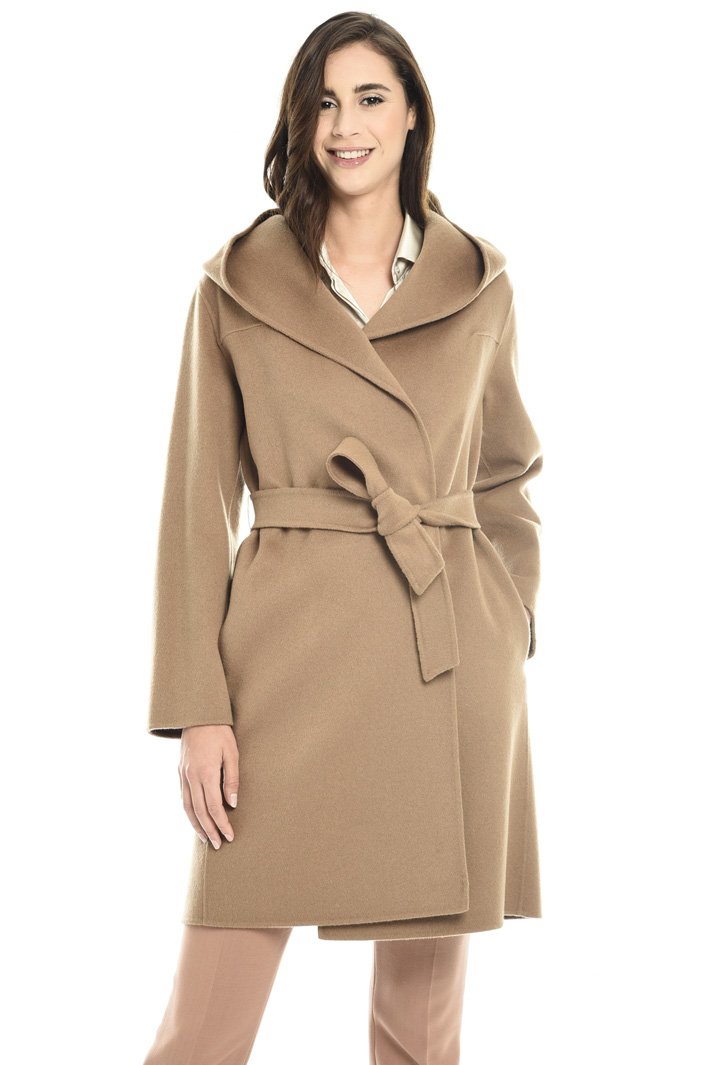 Hooded wool coat Intrend Hooded wool coat Intrend