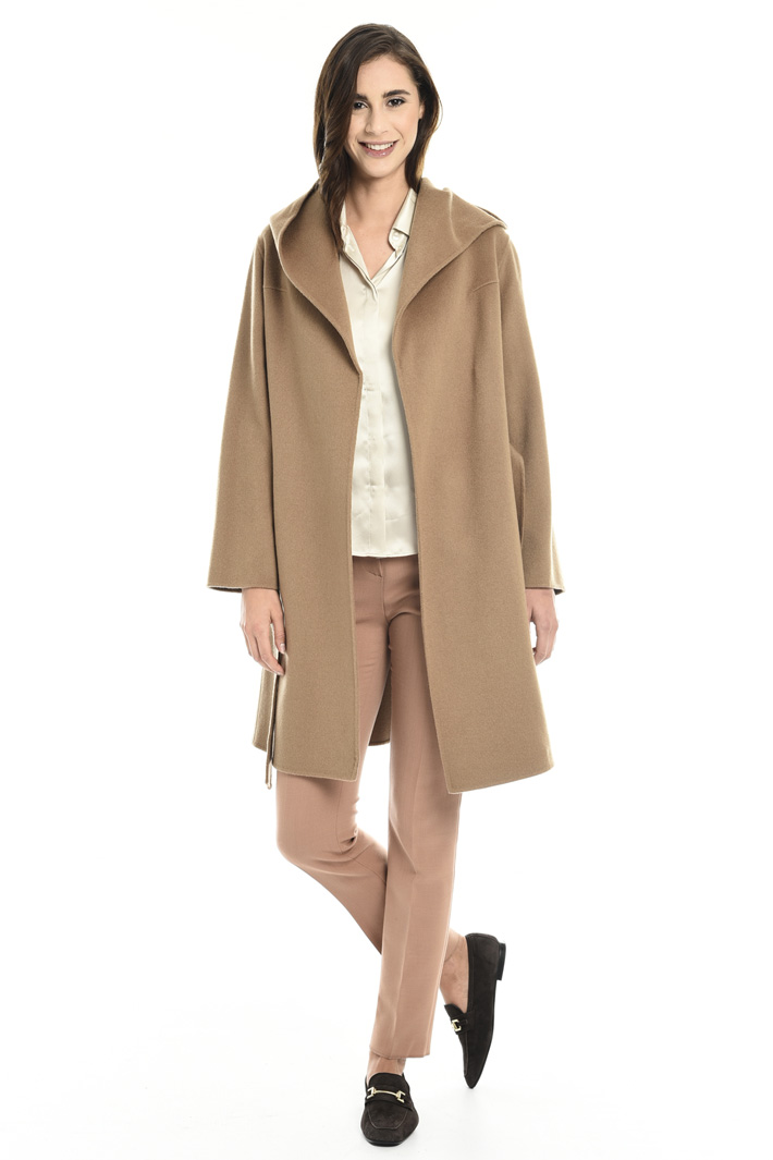 Hooded wool coat Intrend Hooded wool coat Intrend
