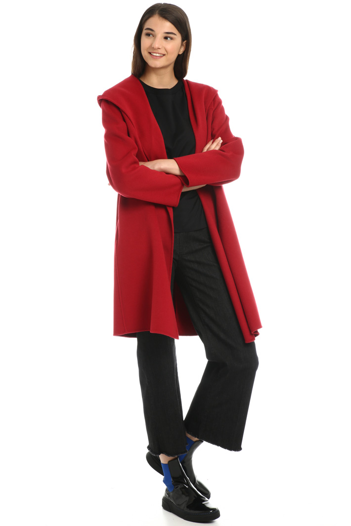 Hooded wool coat Intrend Hooded wool coat Intrend