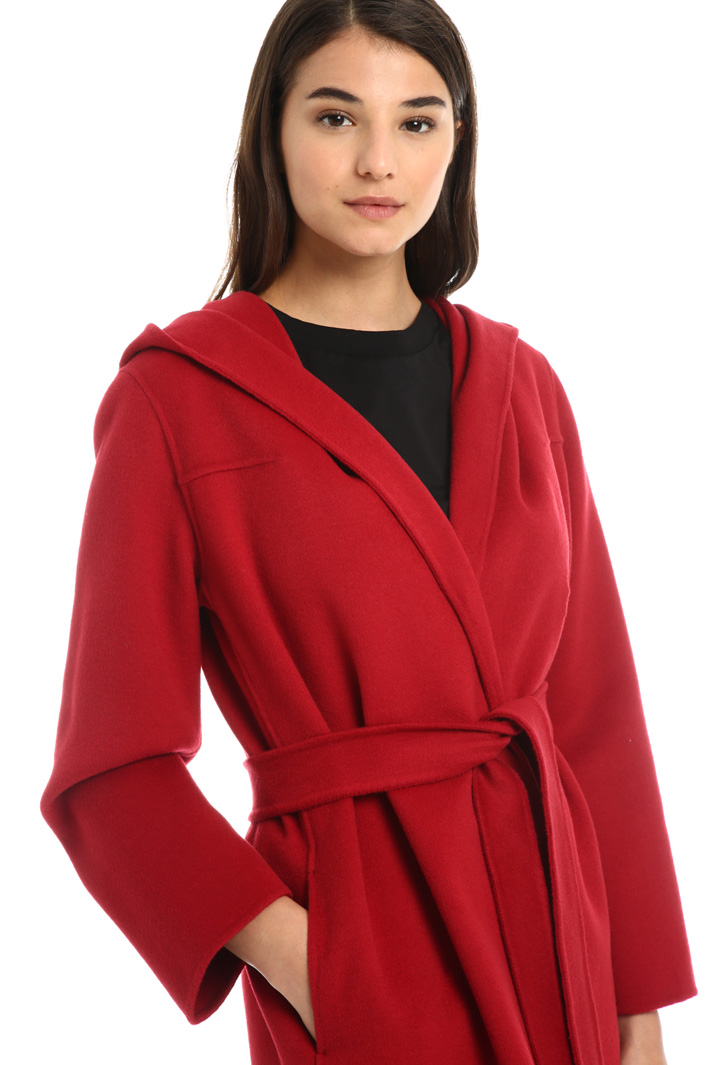 Hooded wool coat Intrend Hooded wool coat Intrend