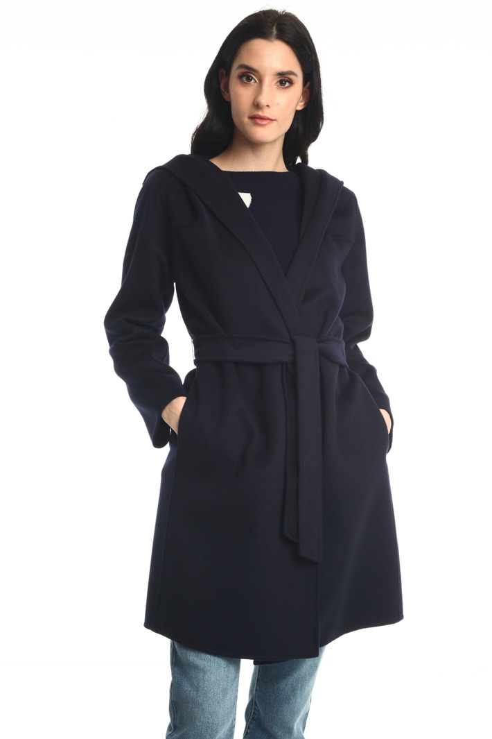 Hooded wool coat Intrend Hooded wool coat Intrend