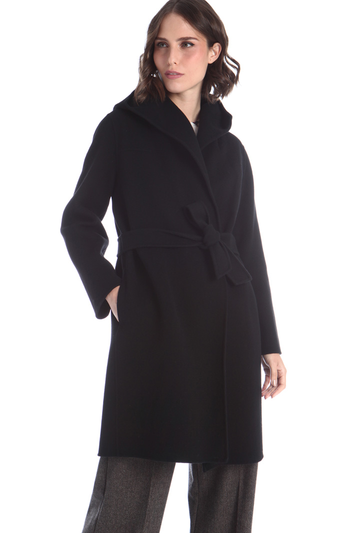 Cappotto in lana con cappuccio Intrend Cappotto in lana con cappuccio Intrend