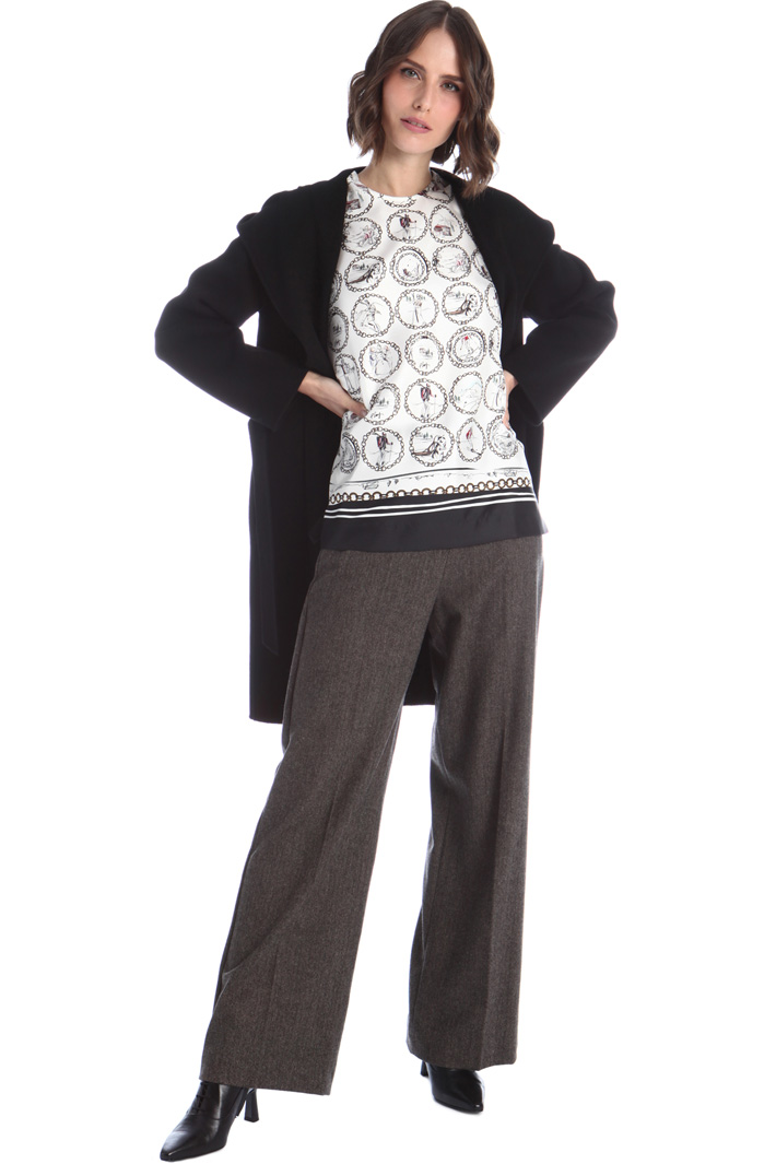 Cappotto in lana con cappuccio Intrend Cappotto in lana con cappuccio Intrend
