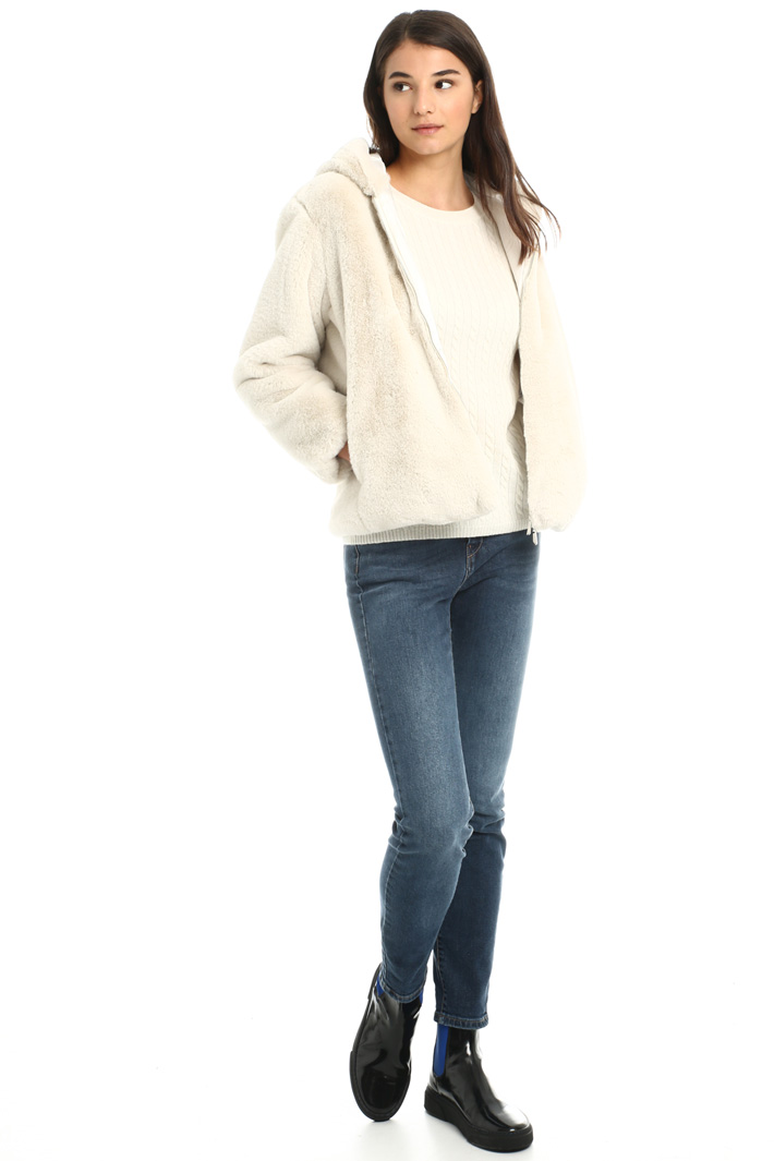 Fur effect jacket Intrend Fur effect jacket Intrend
