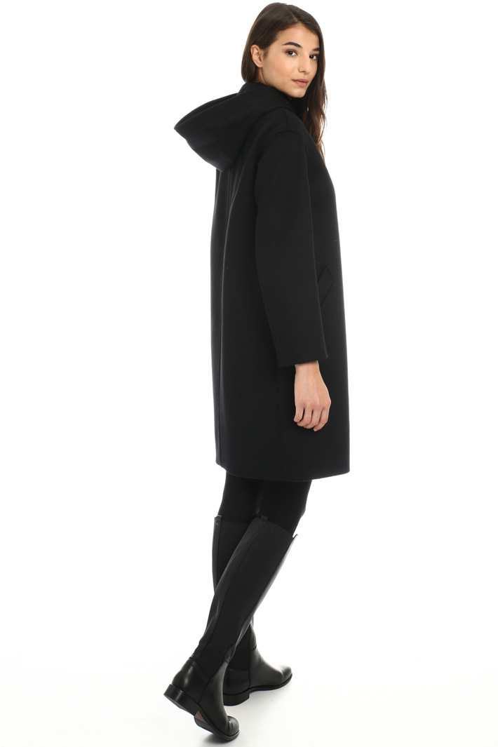 Hooded wool coat Intrend Hooded wool coat Intrend