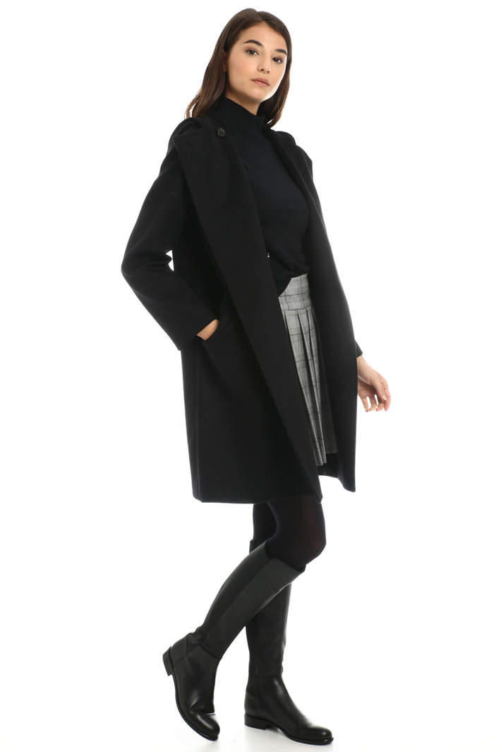 Hooded wool coat Intrend Hooded wool coat Intrend