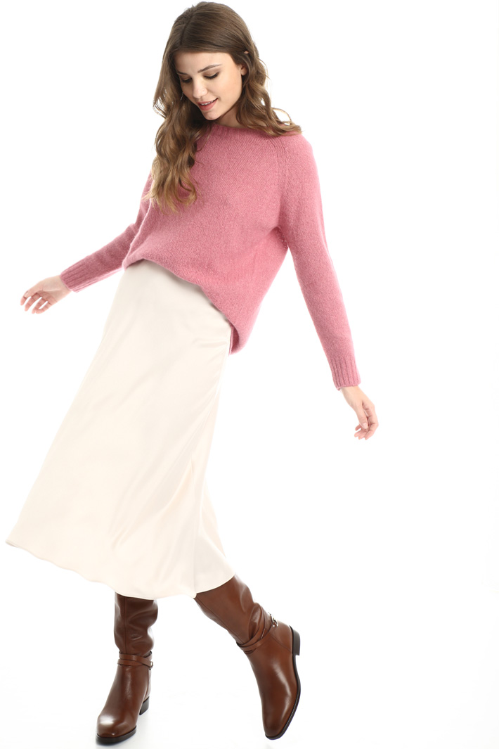 Flared envers satin skirt Intrend Flared envers satin skirt Intrend