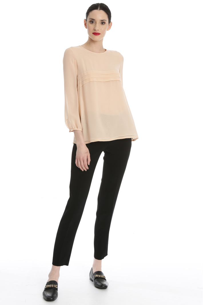 Silk georgette blouse Intrend Silk georgette blouse Intrend