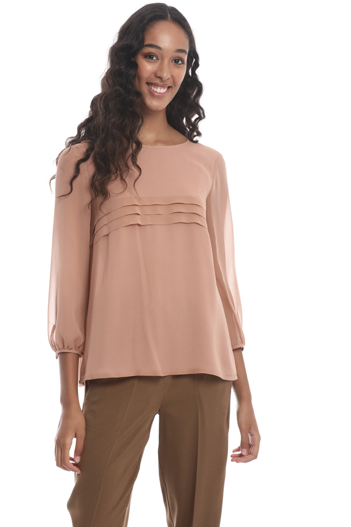 Silk georgette blouse Intrend Silk georgette blouse Intrend