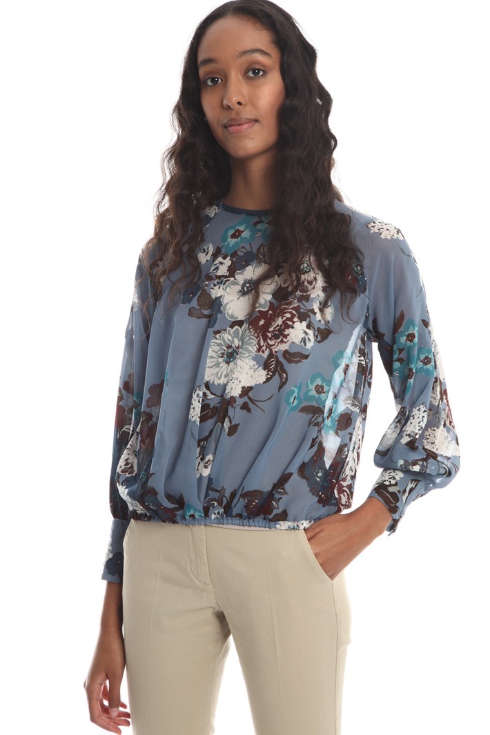 Printed georgette blouse Intrend Printed georgette blouse Intrend