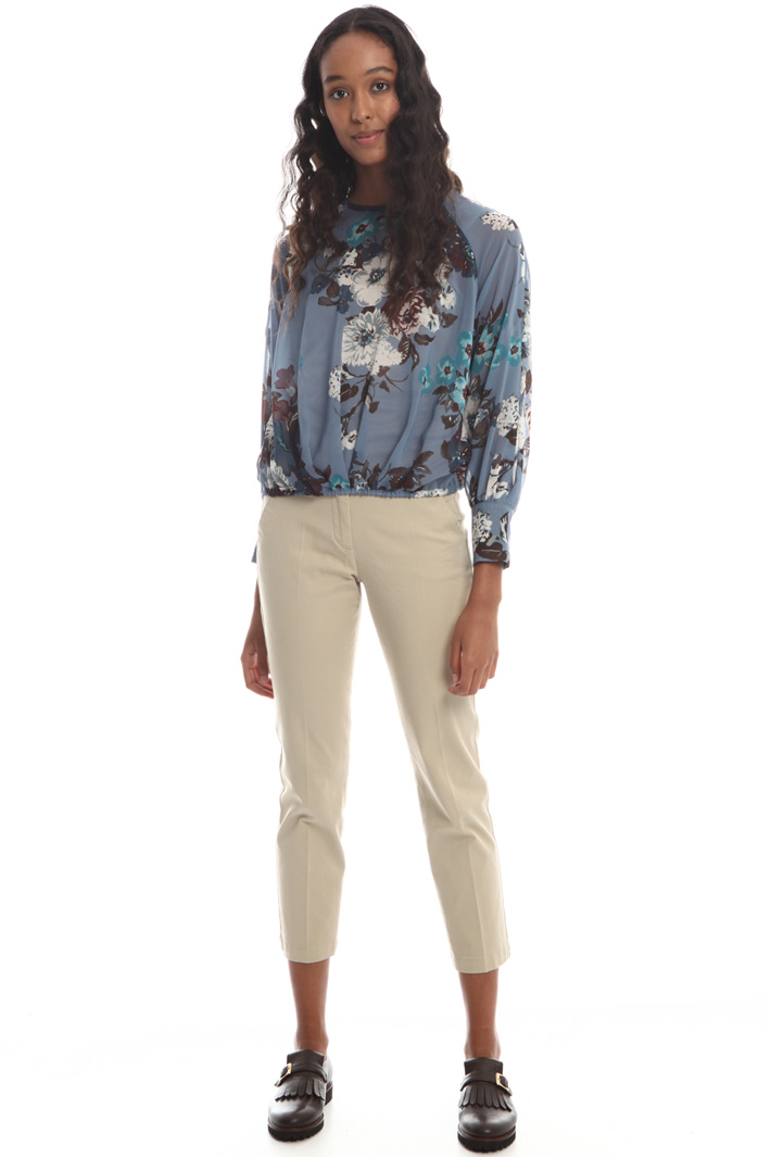 Printed georgette blouse Intrend Printed georgette blouse Intrend