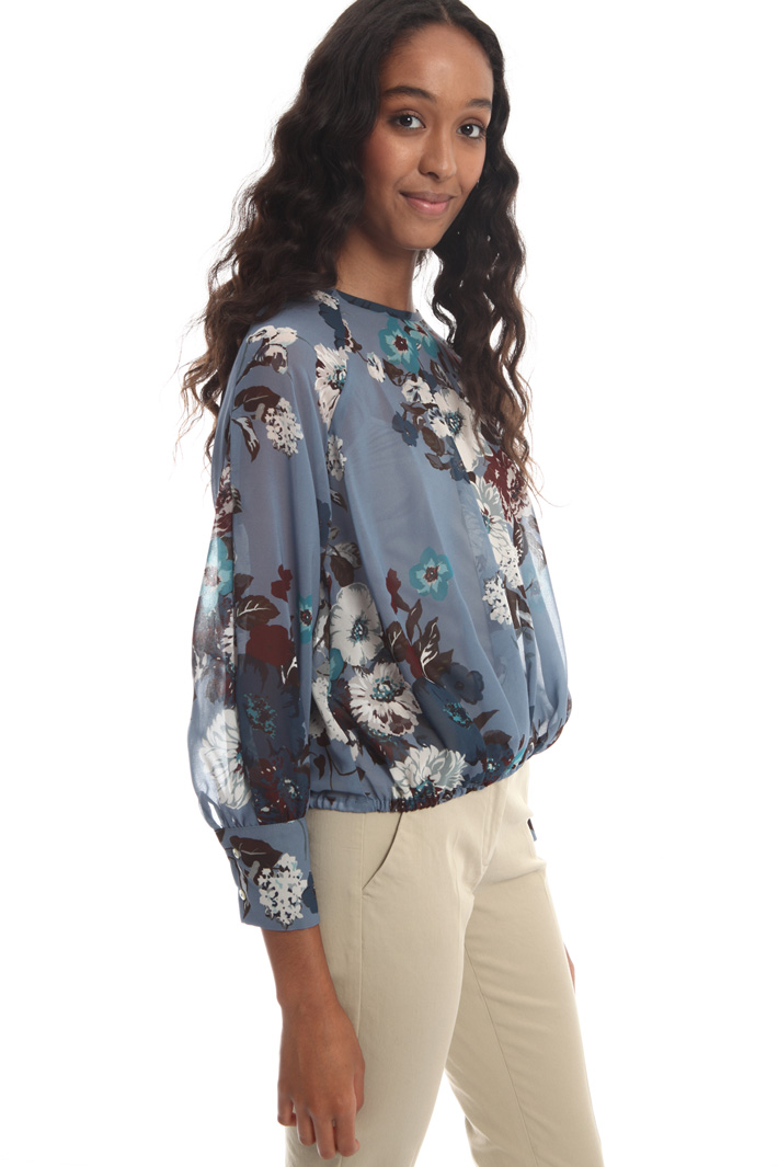 Printed georgette blouse Intrend Printed georgette blouse Intrend