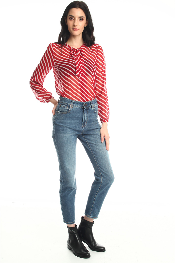 Printed georgette blouse Intrend Printed georgette blouse Intrend