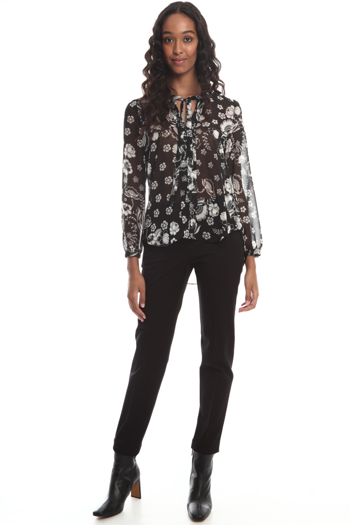 Printed georgette blouse Intrend Printed georgette blouse Intrend