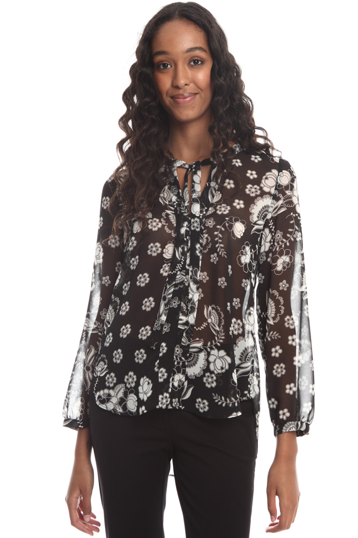 Printed georgette blouse Intrend Printed georgette blouse Intrend
