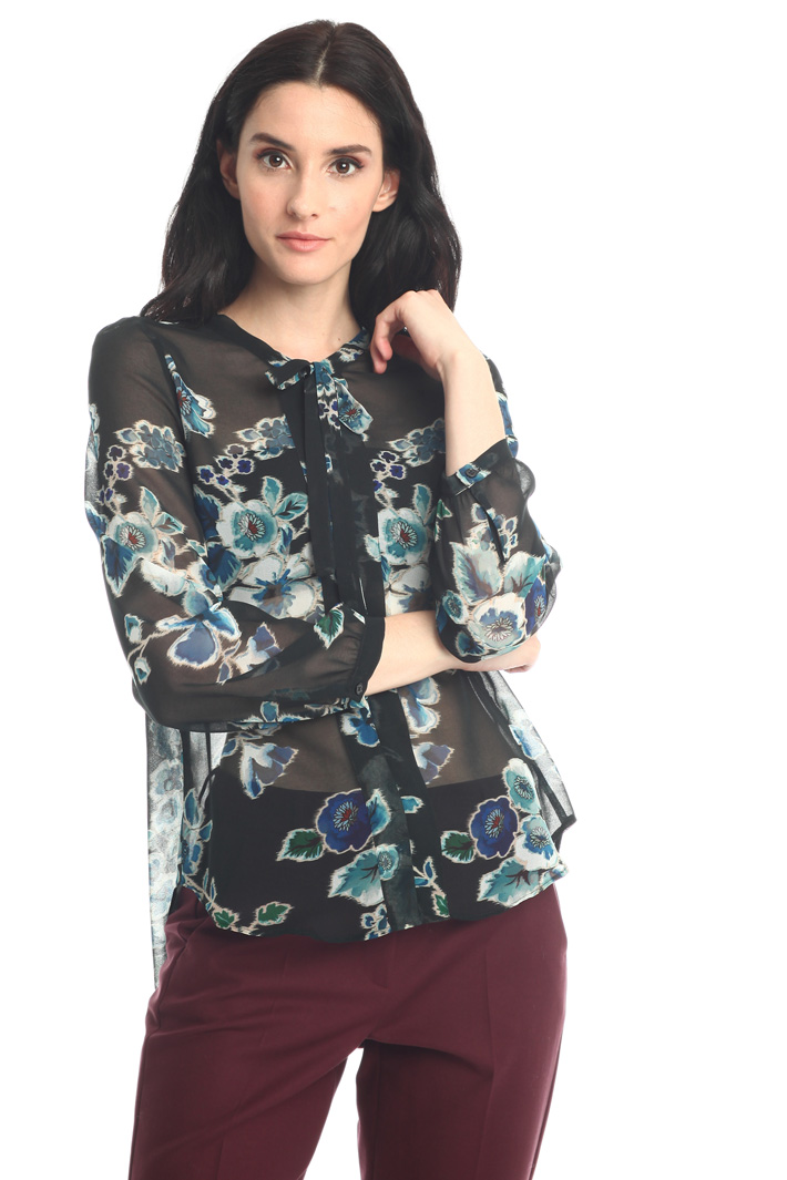 Printed georgette blouse Intrend Printed georgette blouse Intrend