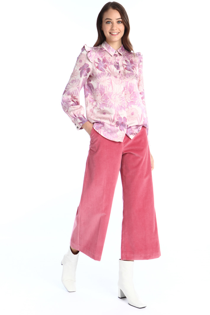 Printed twill shirt Intrend Printed twill shirt Intrend