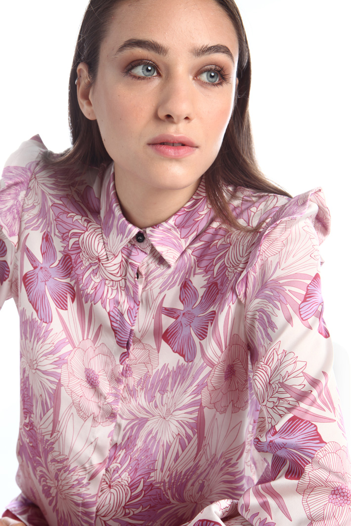 Printed twill shirt Intrend Printed twill shirt Intrend