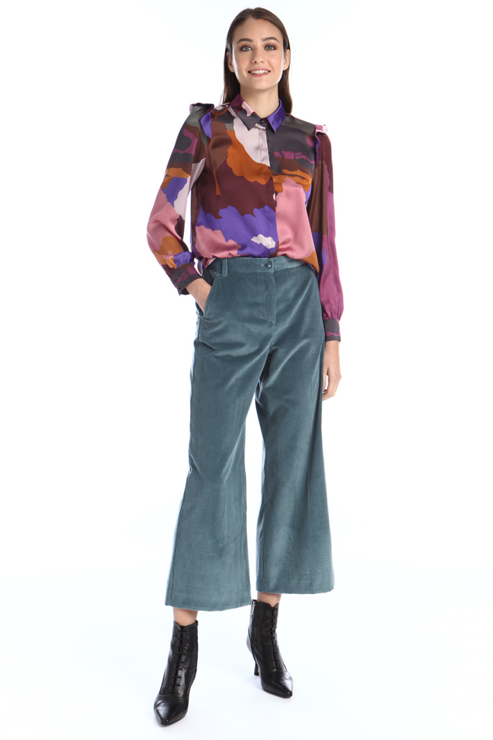 Printed twill shirt Intrend Printed twill shirt Intrend