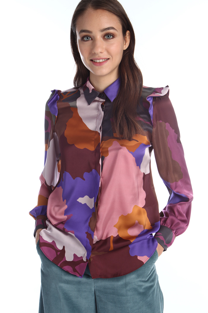Printed twill shirt Intrend Printed twill shirt Intrend