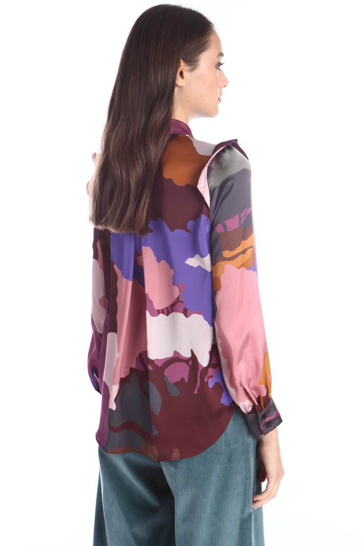 Printed twill shirt Intrend Printed twill shirt Intrend