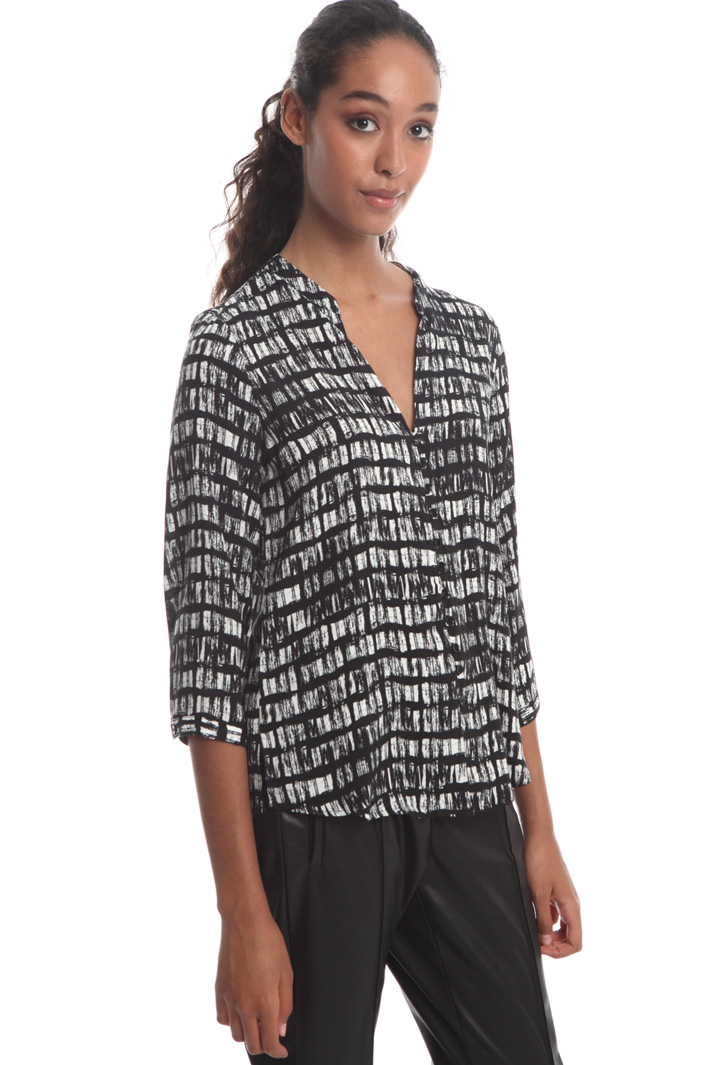 Printed viscose shirt Intrend Printed viscose shirt Intrend