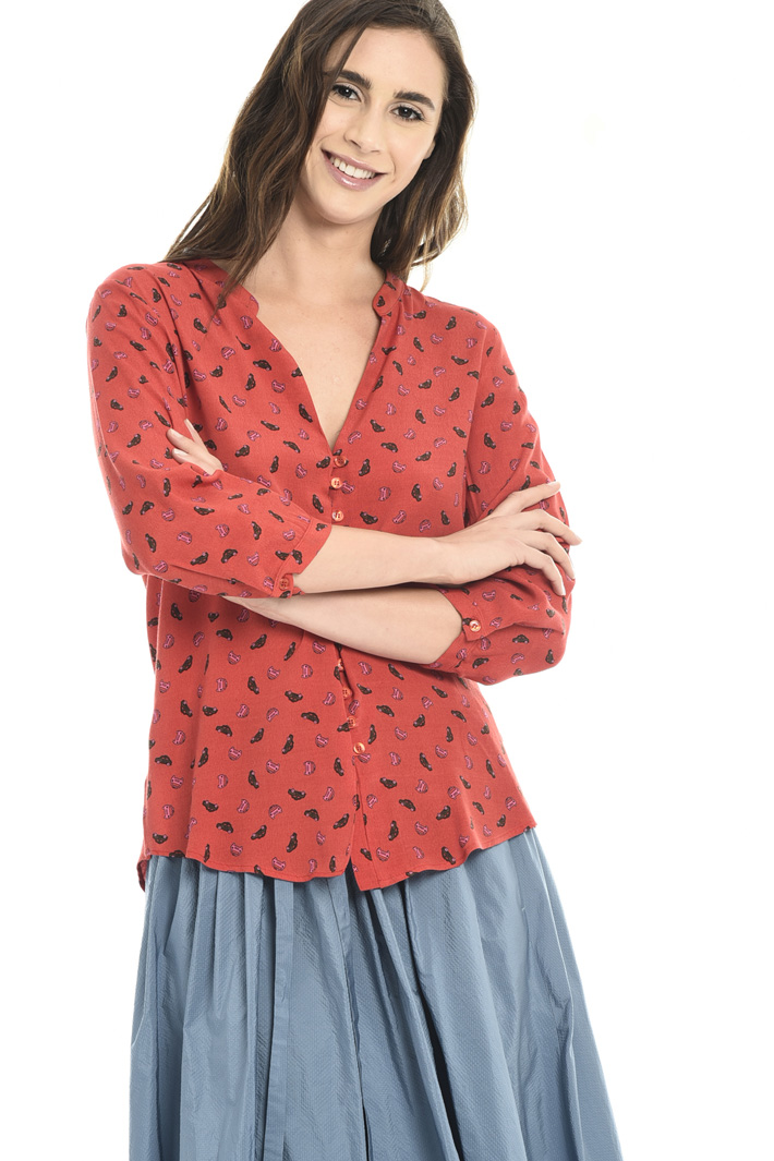 Printed viscose shirt Intrend Printed viscose shirt Intrend