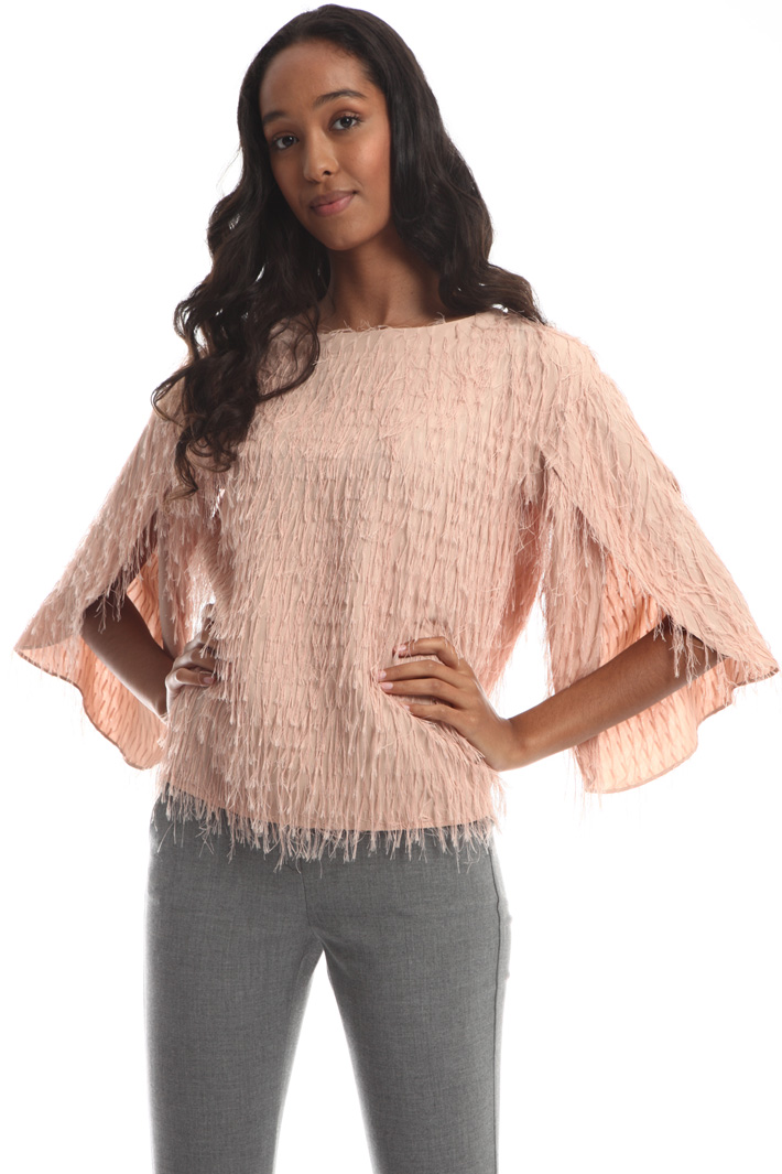 Fil coupé viscose blouse Intrend Fil coupé viscose blouse Intrend