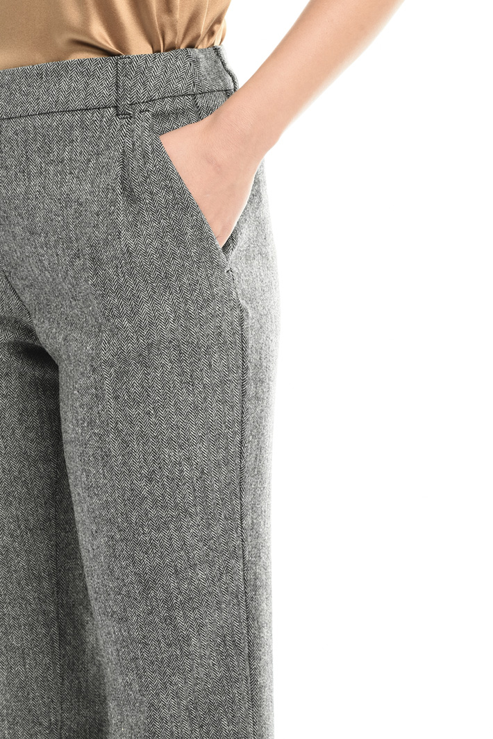Wool cigarette trousers Intrend Wool cigarette trousers Intrend