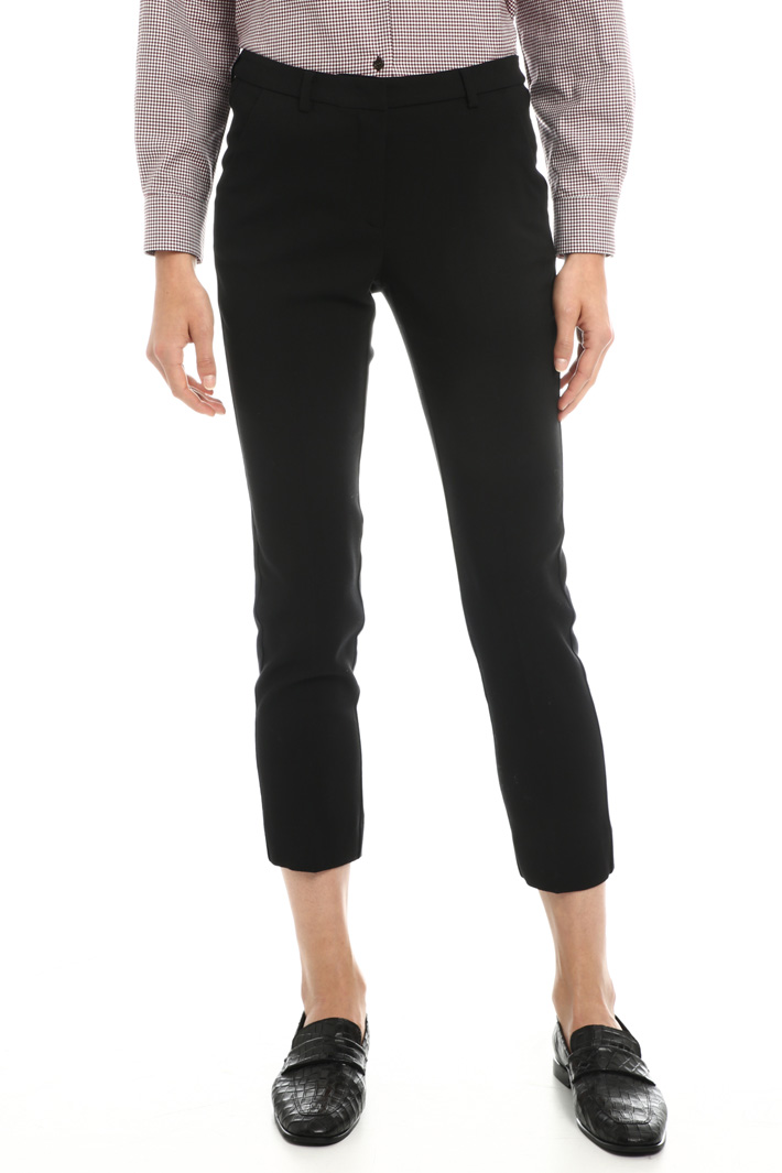 Cigarette trousers in wool Intrend Cigarette trousers in wool Intrend