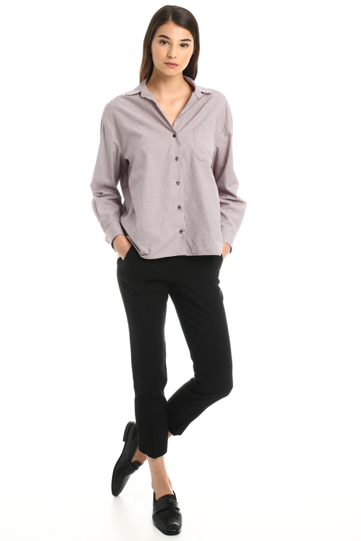 Cigarette trousers in wool Intrend Cigarette trousers in wool Intrend