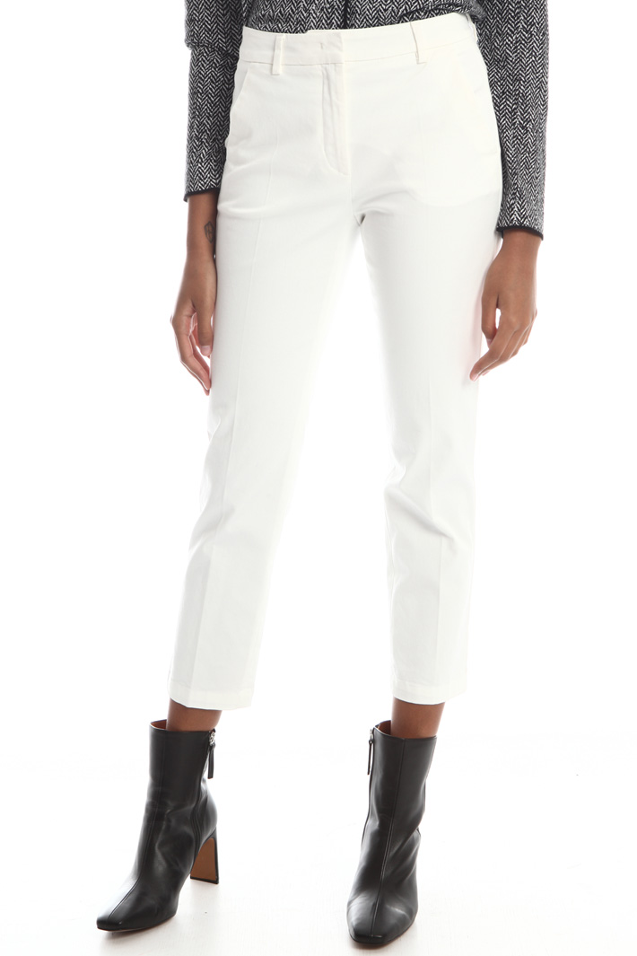 Pantaloni skinny in gabardina Intrend Pantaloni skinny in gabardina Intrend