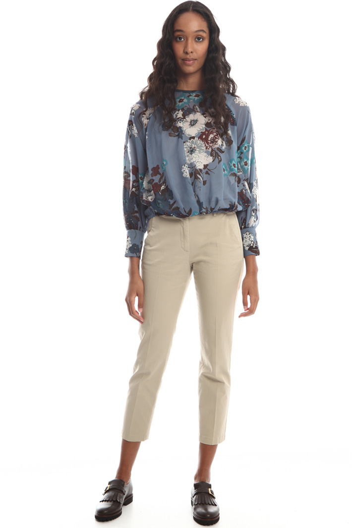 Skinny gabardine trousers Intrend Skinny gabardine trousers Intrend