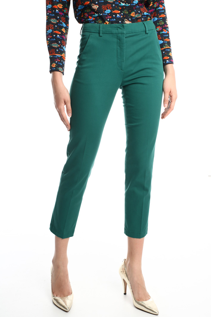 Skinny gabardine trousers Intrend Skinny gabardine trousers Intrend