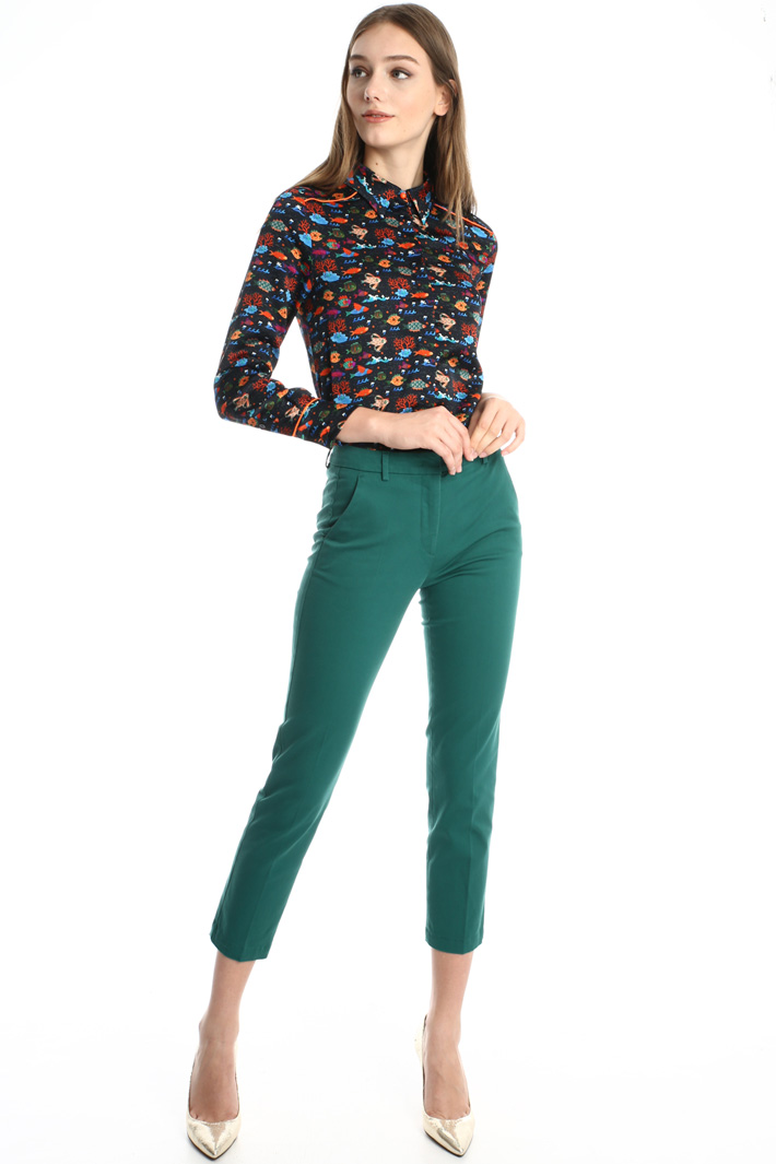 Skinny gabardine trousers Intrend Skinny gabardine trousers Intrend