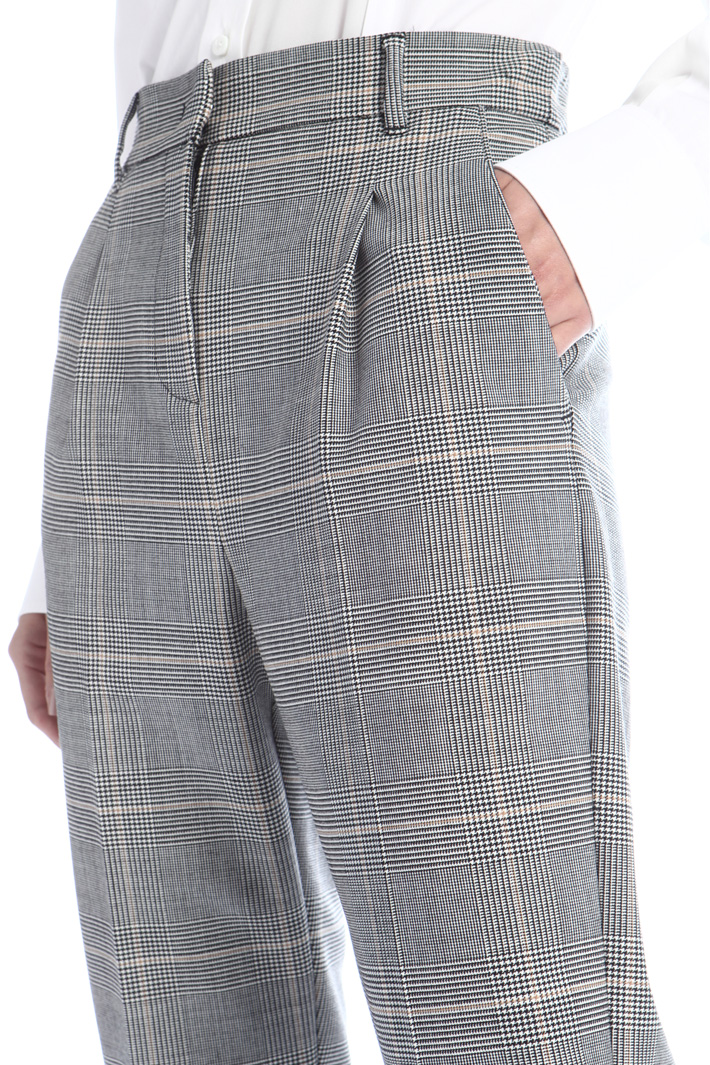 Yarn dyed carrot trousers Intrend Yarn dyed carrot trousers Intrend