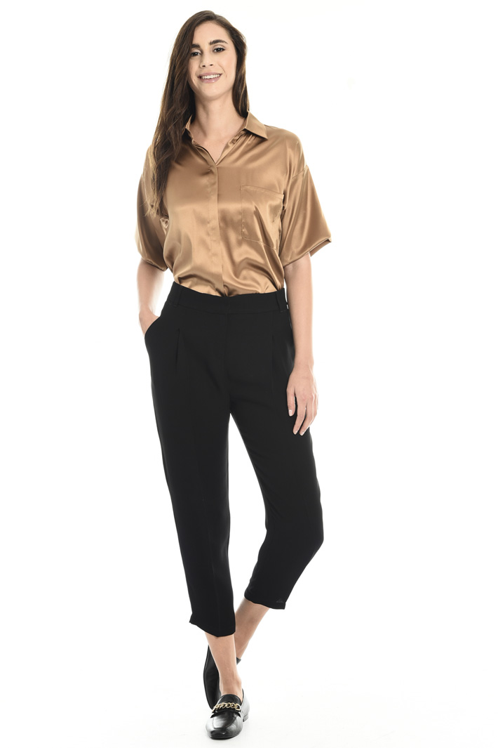 Carrot trousers in viscose Intrend Carrot trousers in viscose Intrend