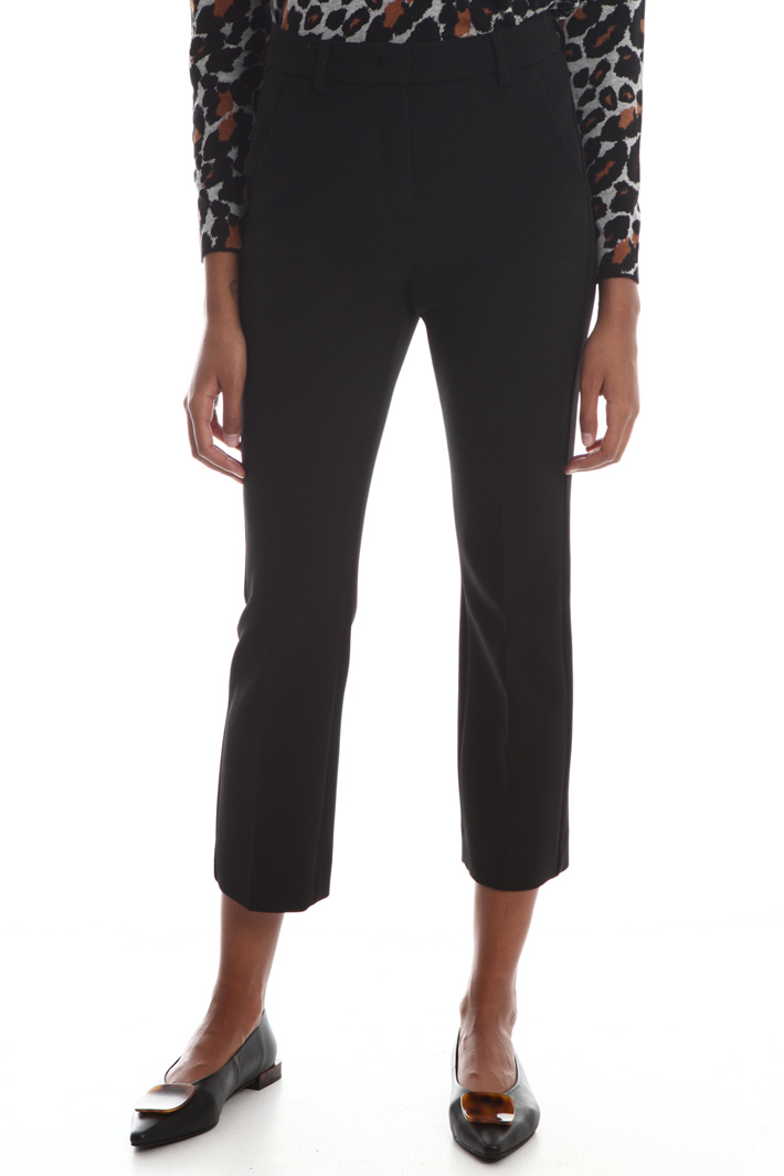 Compact cotton trousers Intrend Compact cotton trousers Intrend