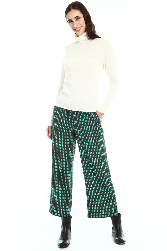 Silk crepe de chine trousers Intrend Silk crepe de chine trousers Intrend