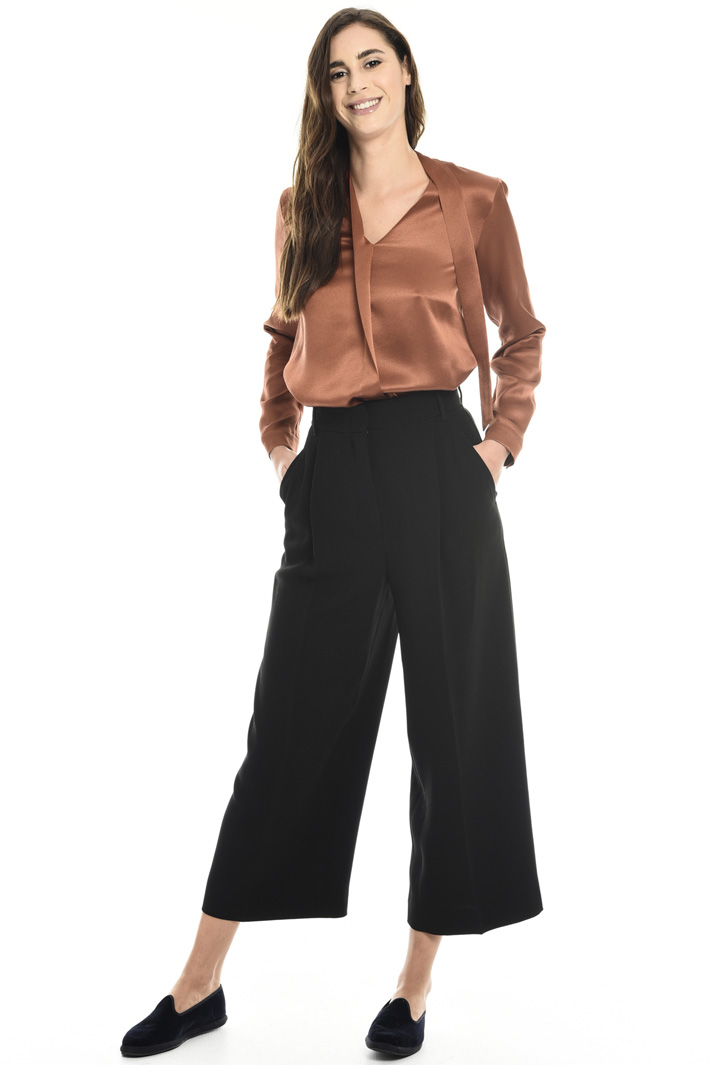 Cropped cady trousers Intrend Cropped cady trousers Intrend