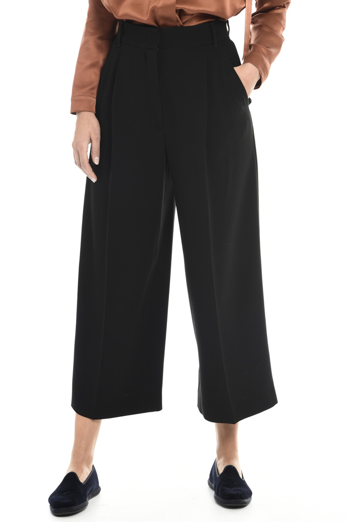 Cropped cady trousers Intrend Cropped cady trousers Intrend