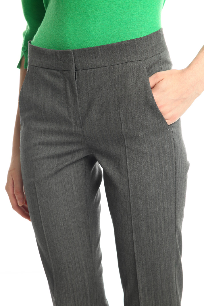 Yarn dyed wool trousers Intrend Yarn dyed wool trousers Intrend