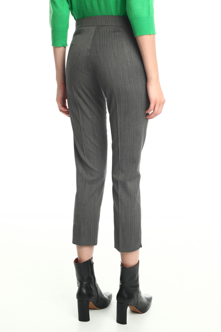 Yarn dyed wool trousers Intrend Yarn dyed wool trousers Intrend