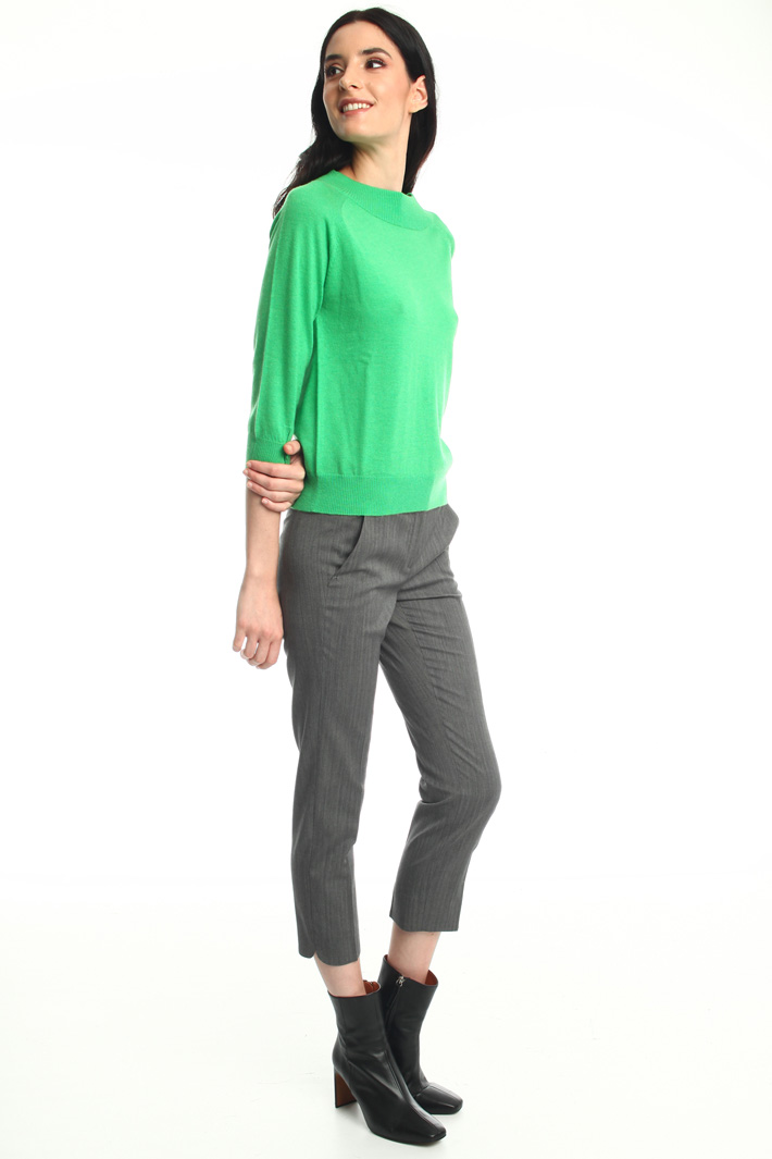 Yarn dyed wool trousers Intrend Yarn dyed wool trousers Intrend