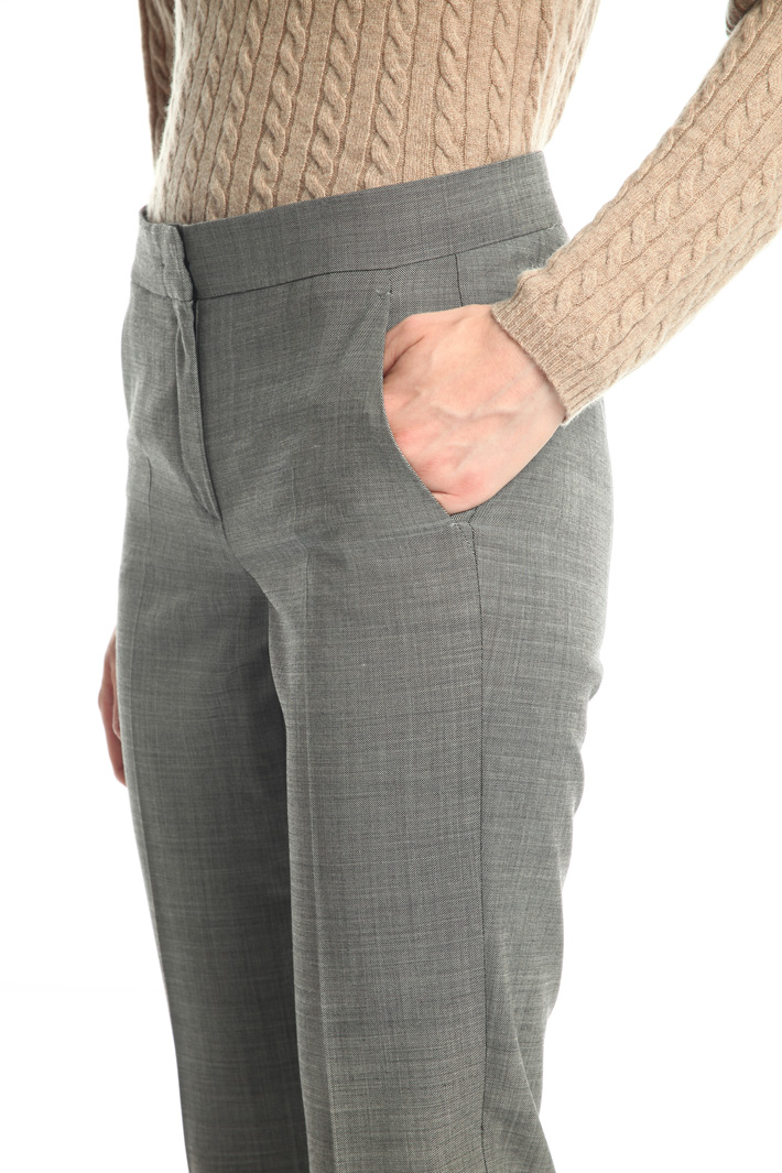 Wool cigarette trousers Intrend Wool cigarette trousers Intrend