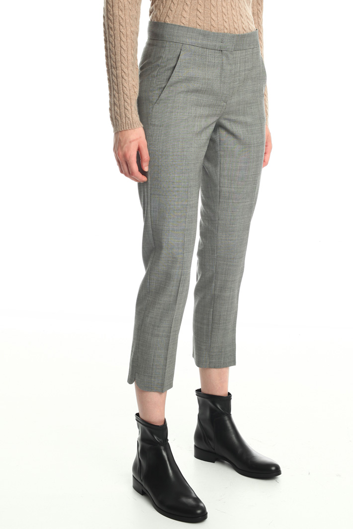Wool cigarette trousers Intrend Wool cigarette trousers Intrend