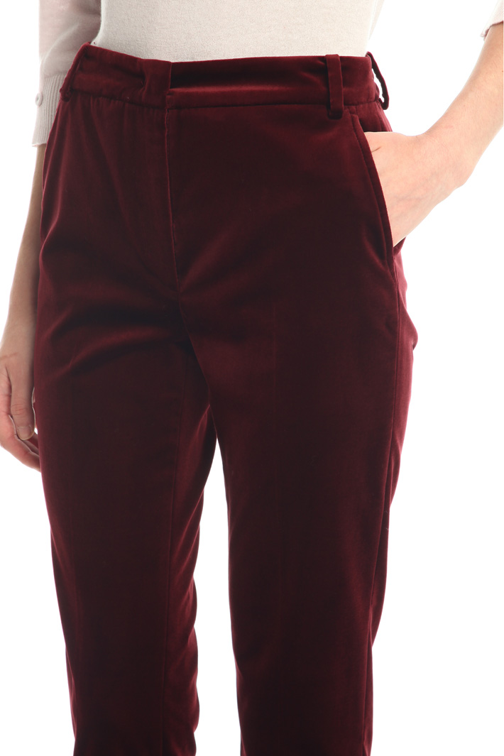 Stretch velvet trousers Intrend Stretch velvet trousers Intrend