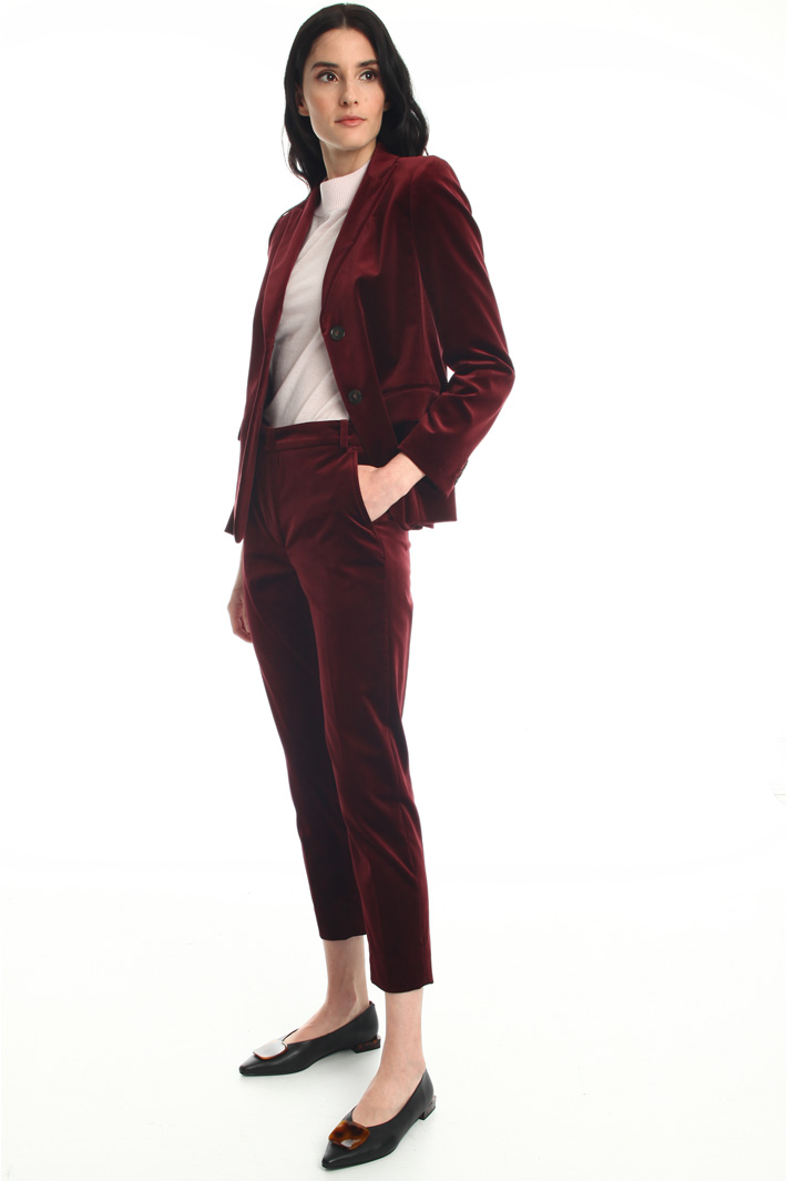Stretch velvet trousers Intrend Stretch velvet trousers Intrend