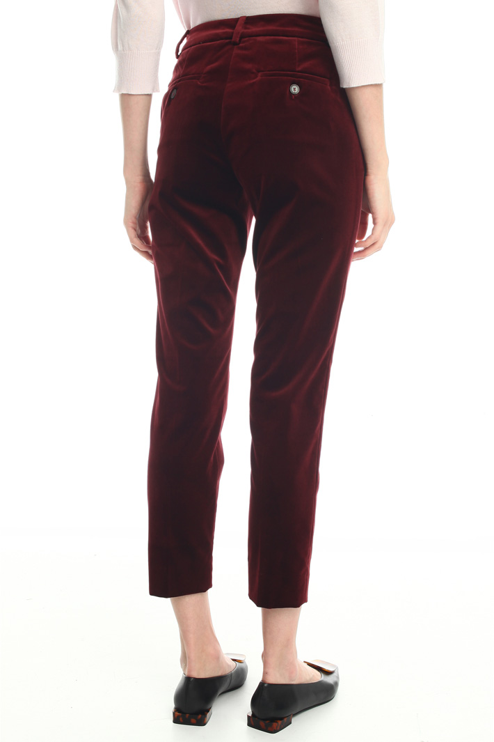 Stretch velvet trousers Intrend Stretch velvet trousers Intrend