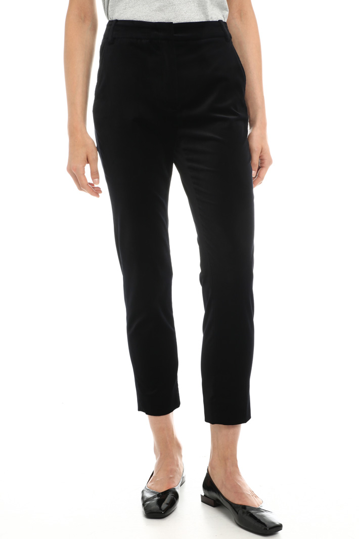 Stretch velvet trousers Intrend Stretch velvet trousers Intrend